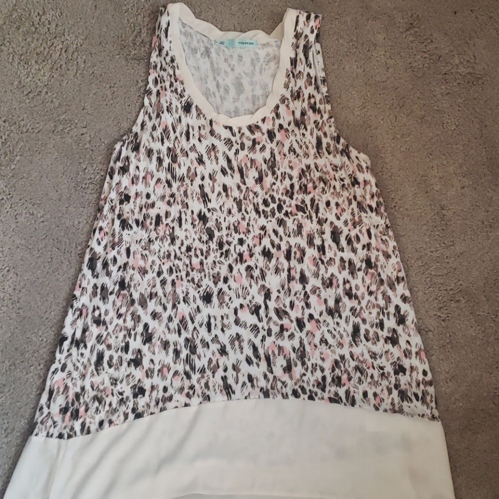 Cheetah print tunic